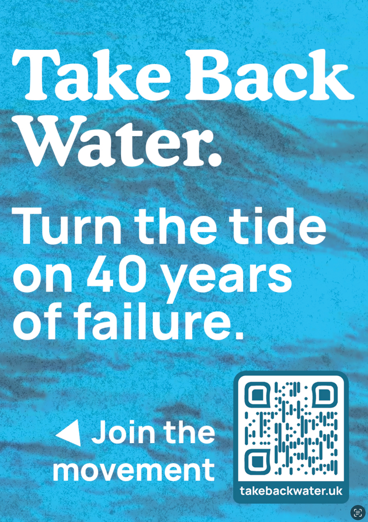 Take Back Water Stickers (QTY: 100)